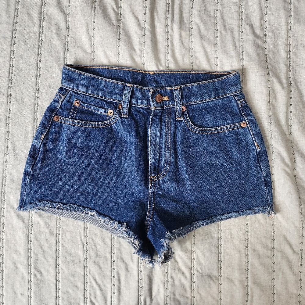 PINK Women's Blue Denim Shorts